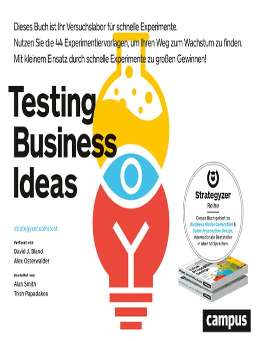 Title details for Testing Business Ideas by David Bland - Available